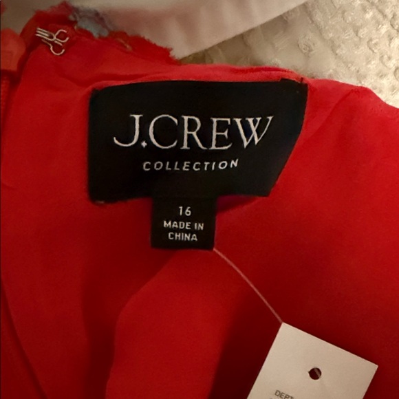 J. Crew Red Floral Midi Dress - Picture 2 of 9